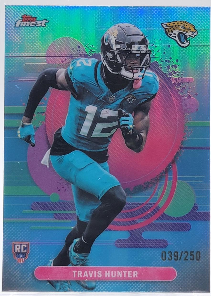Travis Hunter [Sky Blue Refractor] #114