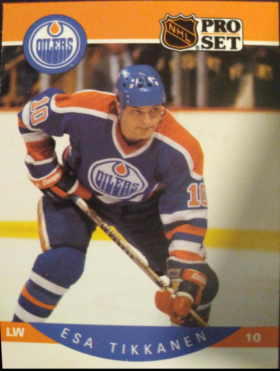 Esa Tikkanen #97 Hockey Cards 1990 Pro Set