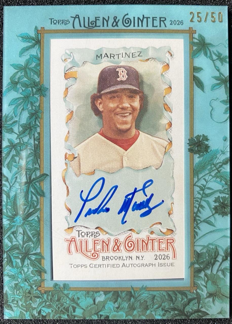 Pedro Martinez [Blue] #MA-PMZ Prices | 2026 Topps Allen & Ginter Mini ...