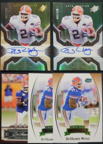 DeShawn Wynn #171 2007 Spx Football