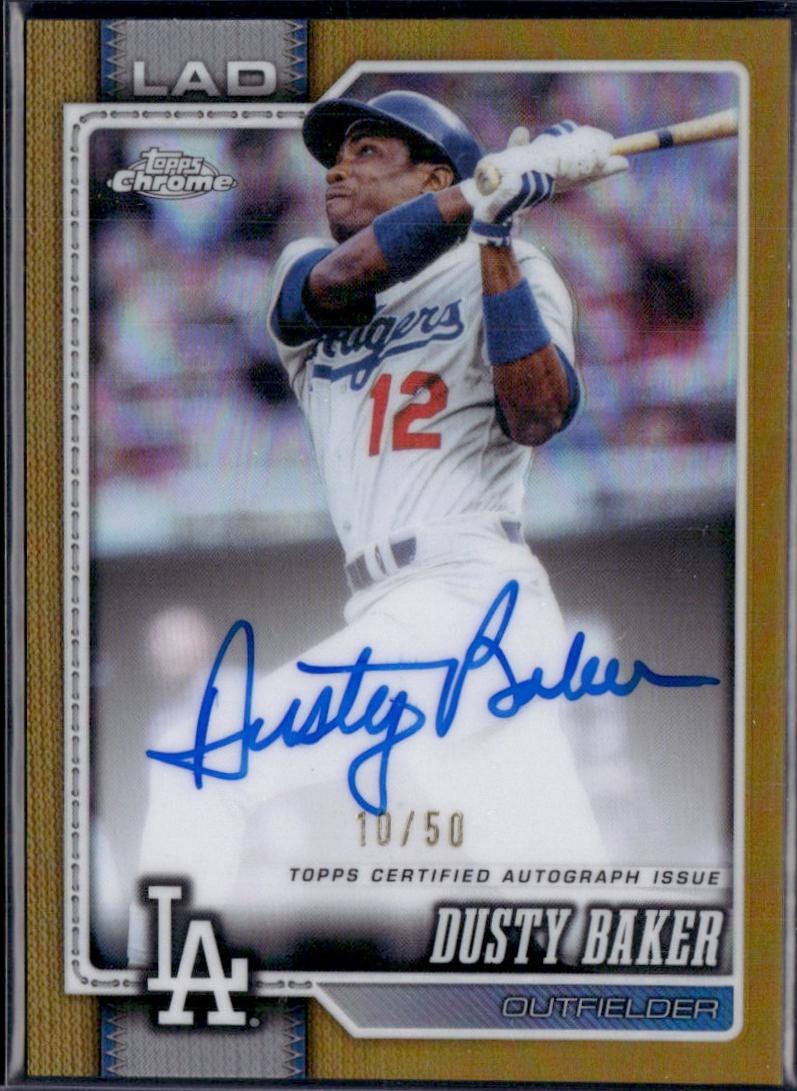 Dusty Baker #CLA-DB 2026 Topps Chrome Baseball Chrome Legend Autographs