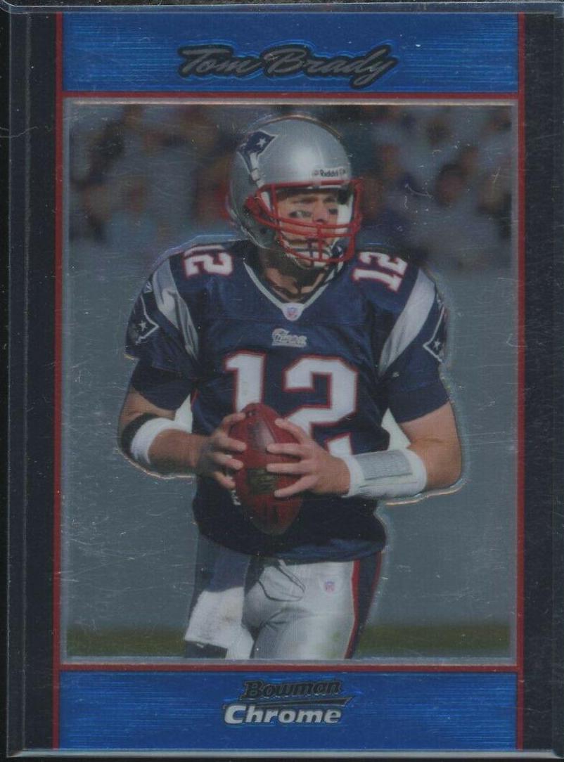 Tom Brady #BC172 2007 Bowman Chrome Football