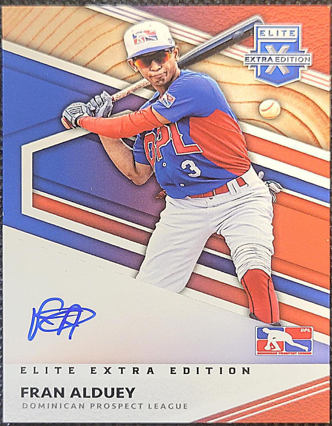 Fran Alduey #DPL-FA Baseball Cards 2020 Panini Elite Extra Edition DPL Signatures