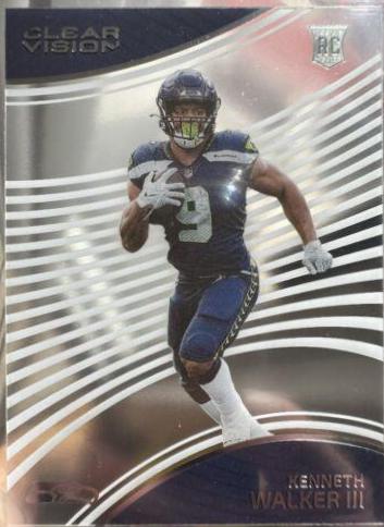 Kenneth Walker III #CVR-4 Football Cards 2022 Panini Chronicles Clear Vision Rookies