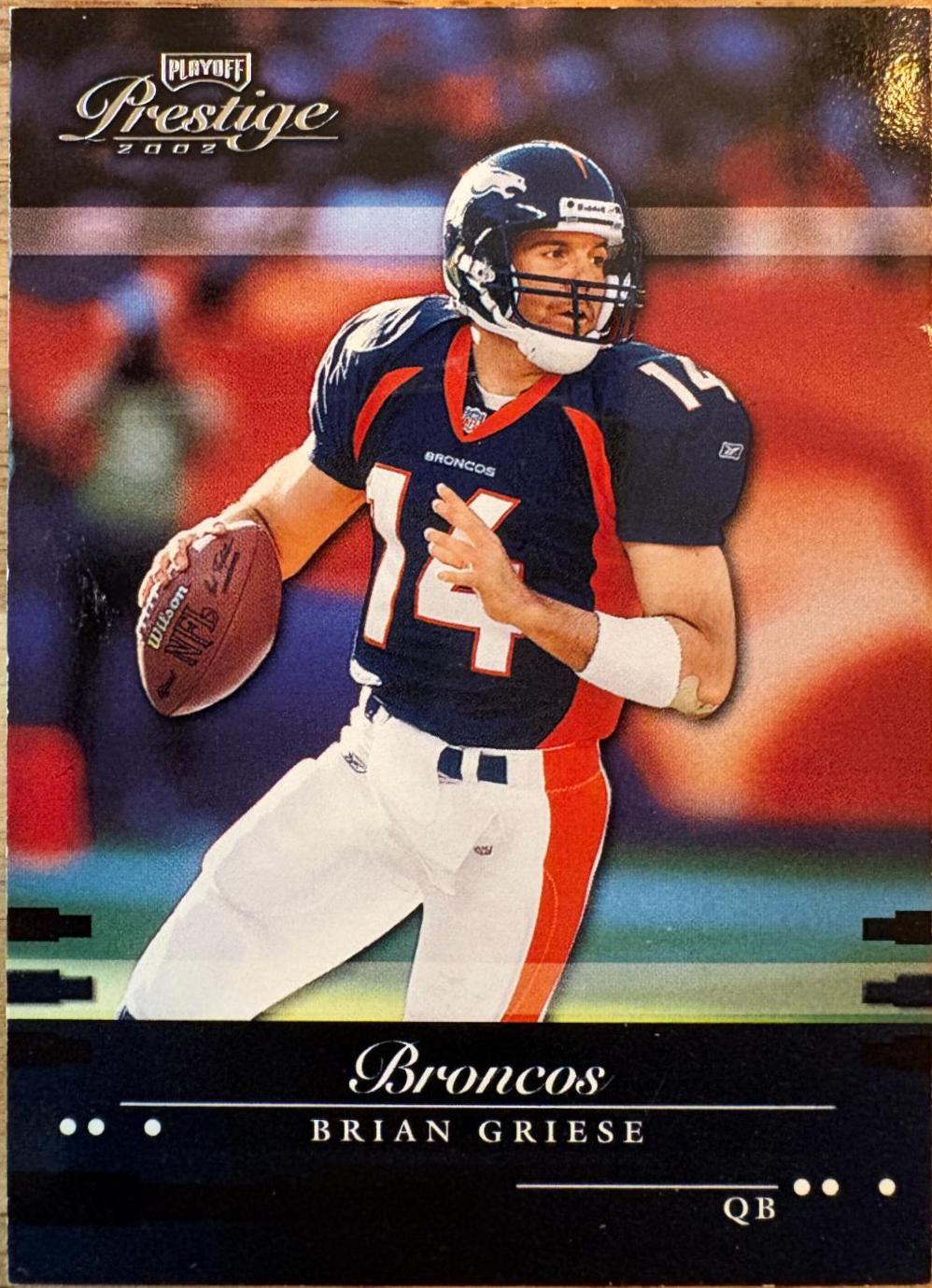 Brian Griese #48 2002 Playoff Prestige Football