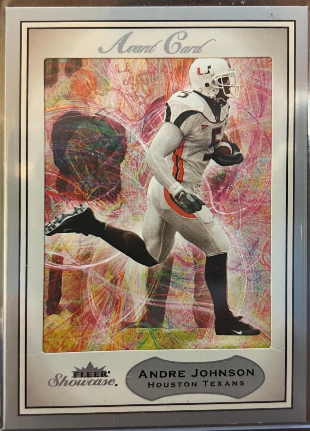 Andre Johnson #105 Football Cards 2003 Fleer Showcase Avant Card