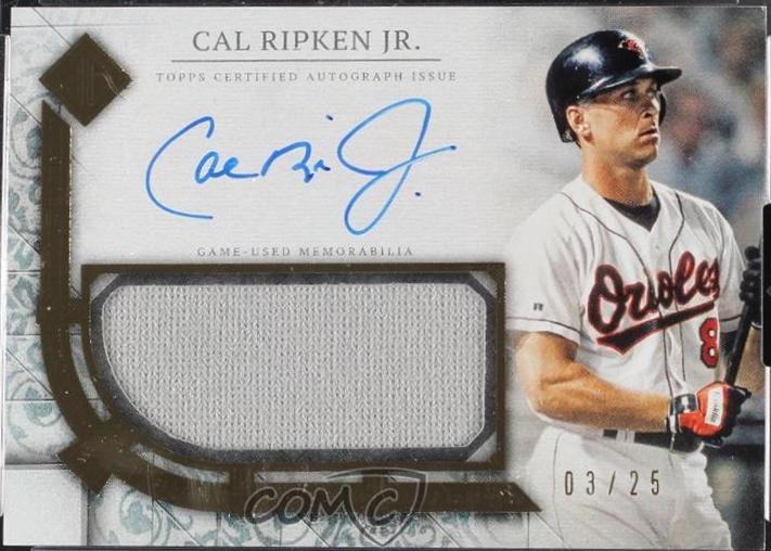 Cal Ripken Jr. #TCAR-CR2 Baseball Cards 2024 Topps Transcendent Collection Autograph Relic