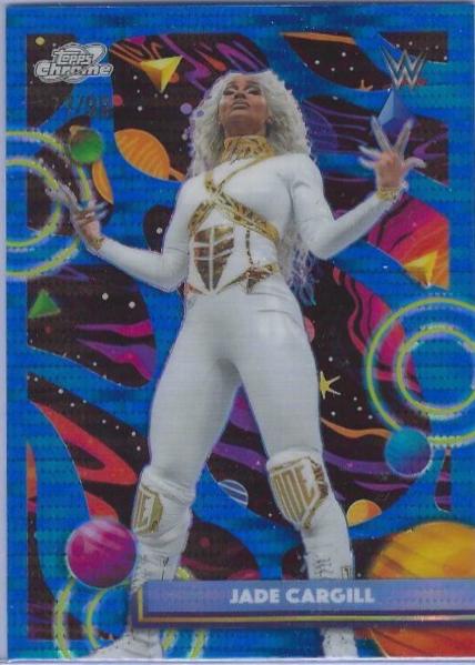 I.O.l トレカ　chrysalis WHATTAMAN miss me？ Jade Cargill [Blue Moon Refractor] #177 Prices | 2026 Topps Cosmic