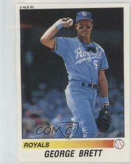 George Brett #91 Baseball Cards 1990 Panini Stickers