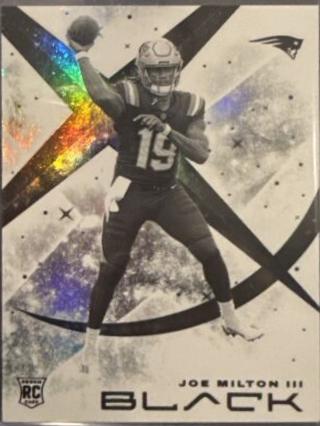 Joe Milton III #WN-JMN Football Cards 2024 Panini Black White Night