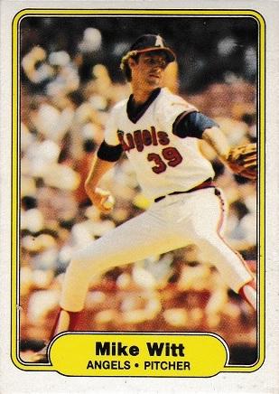Mike Witt #473 Baseball Cards 1982 Fleer