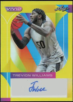 Trevion Williams #BA-TW1 2022 Leaf Vivid Basketball