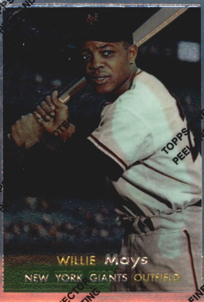 Willie Mays #9 Baseball Cards 1997 Topps Willie Mays