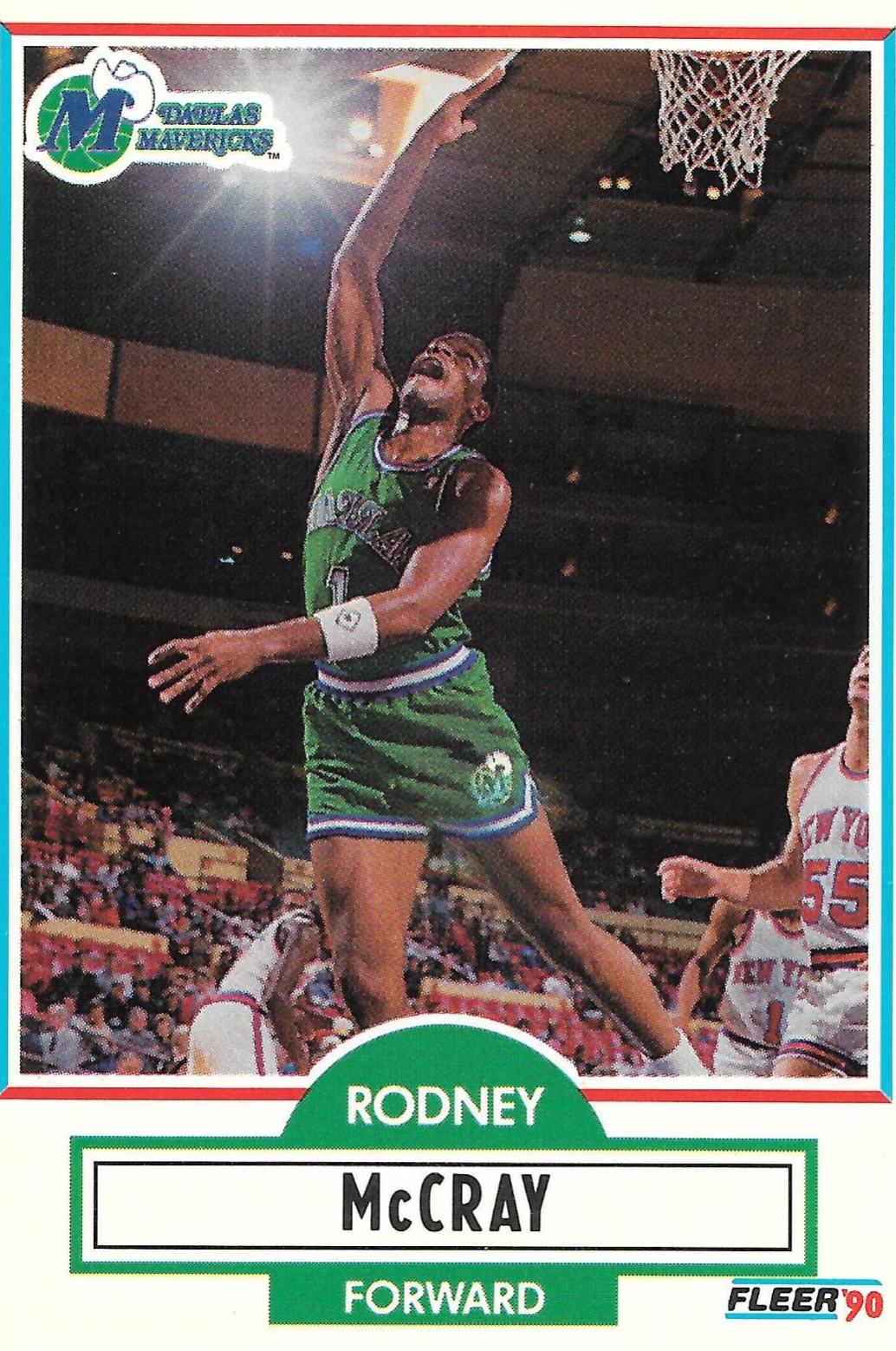 Rodney McCray #U-21 Basketball Cards 1990 Fleer Update