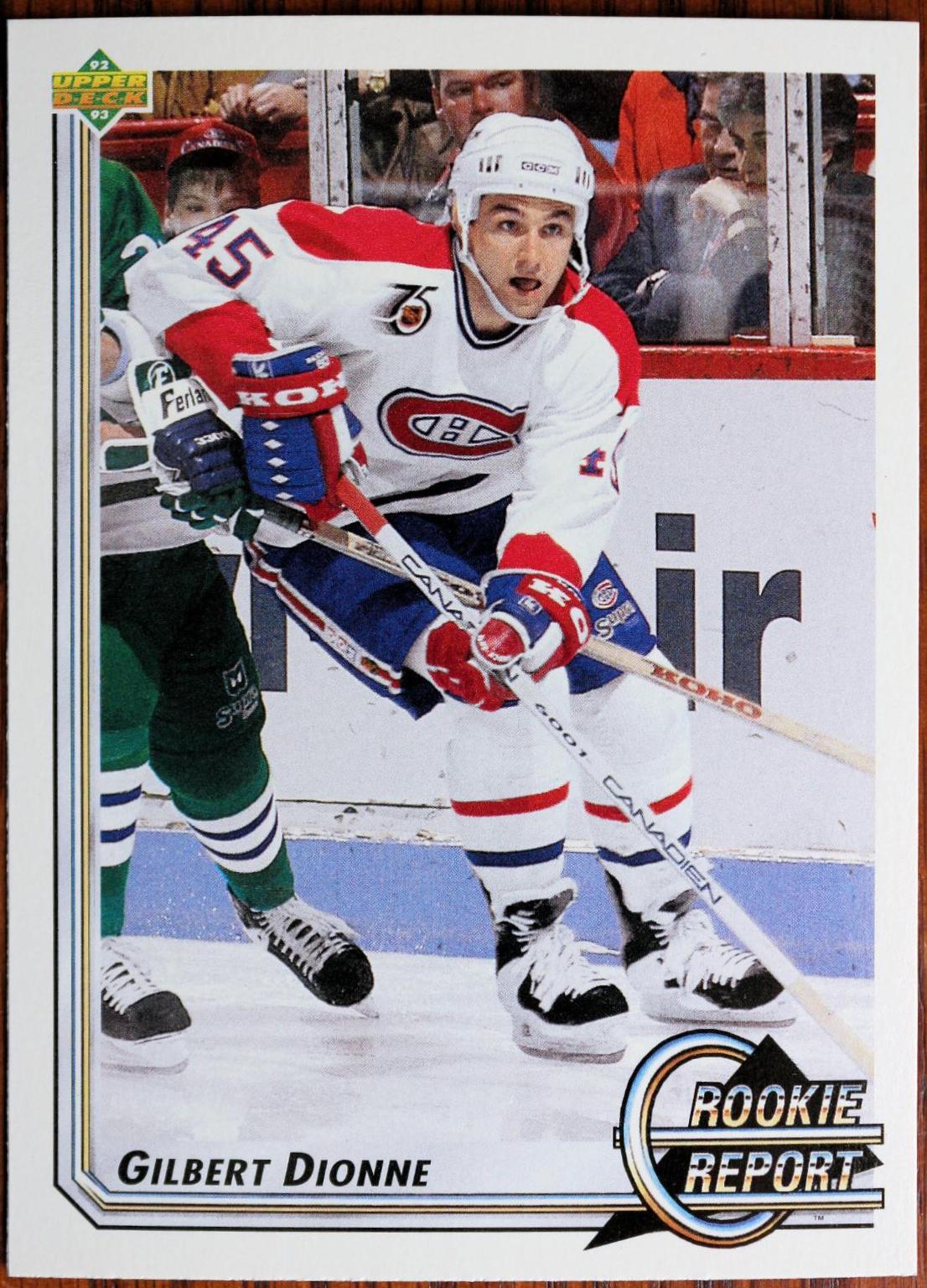 Gilbert Dionne #356 Hockey Cards 1992 Upper Deck