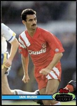 Ian Rush #21 Soccer Cards 1992 Topps Stadium Club