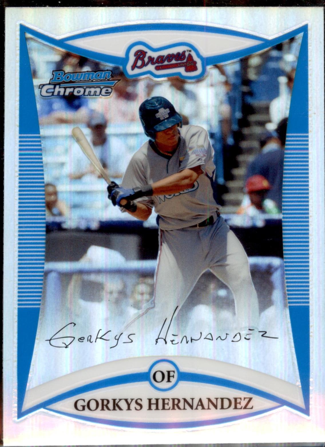 Gorkys Hernandez #BDPP99 2008 Bowman Draft Picks & Prospects Baseball Chrome Prospects