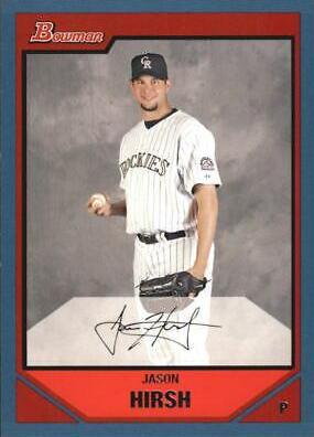 Jason Hirsh #19 Baseball Cards 2007 Bowman