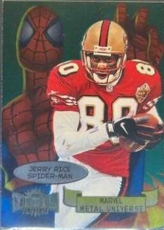 Jerry Rice #6 1997 Metal Universe Marvel Football