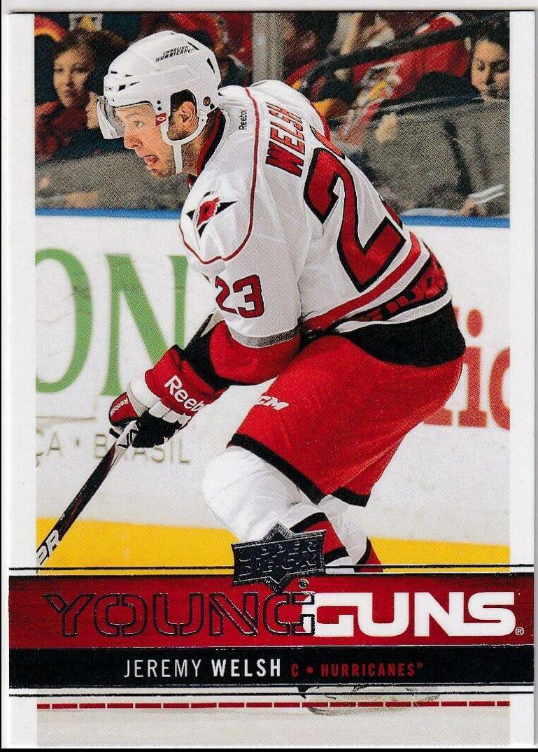 Jeremy Welsh #210 Hockey Cards 2012 Upper Deck