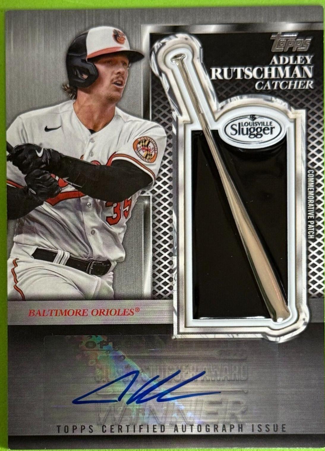 Adley Rutschman #SSA-ARU Baseball Cards 2024 Topps Silver Slugger Award Autograph