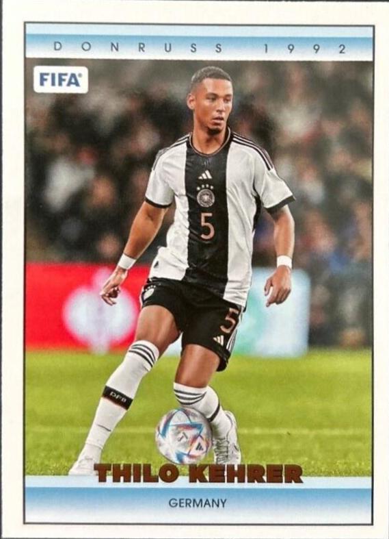 Thilo Kehrer #13 Soccer Cards 2022 Panini Donruss 1992 Tribute