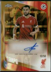 Cody Gakpo [Gold Lava] #CA-CG Prices | 2025 Topps Chrome UEFA