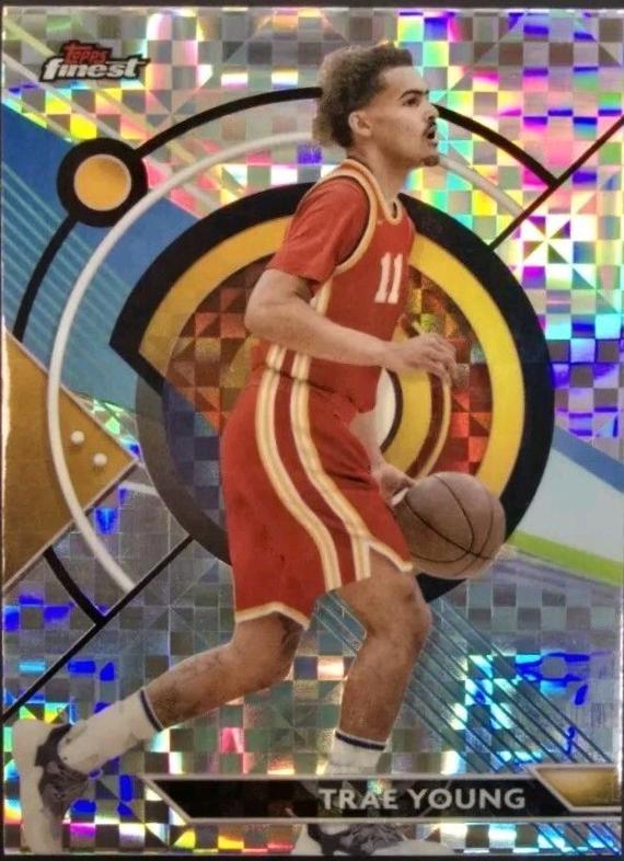 Trae Young #2 Basketball Cards 2023 Topps Finest