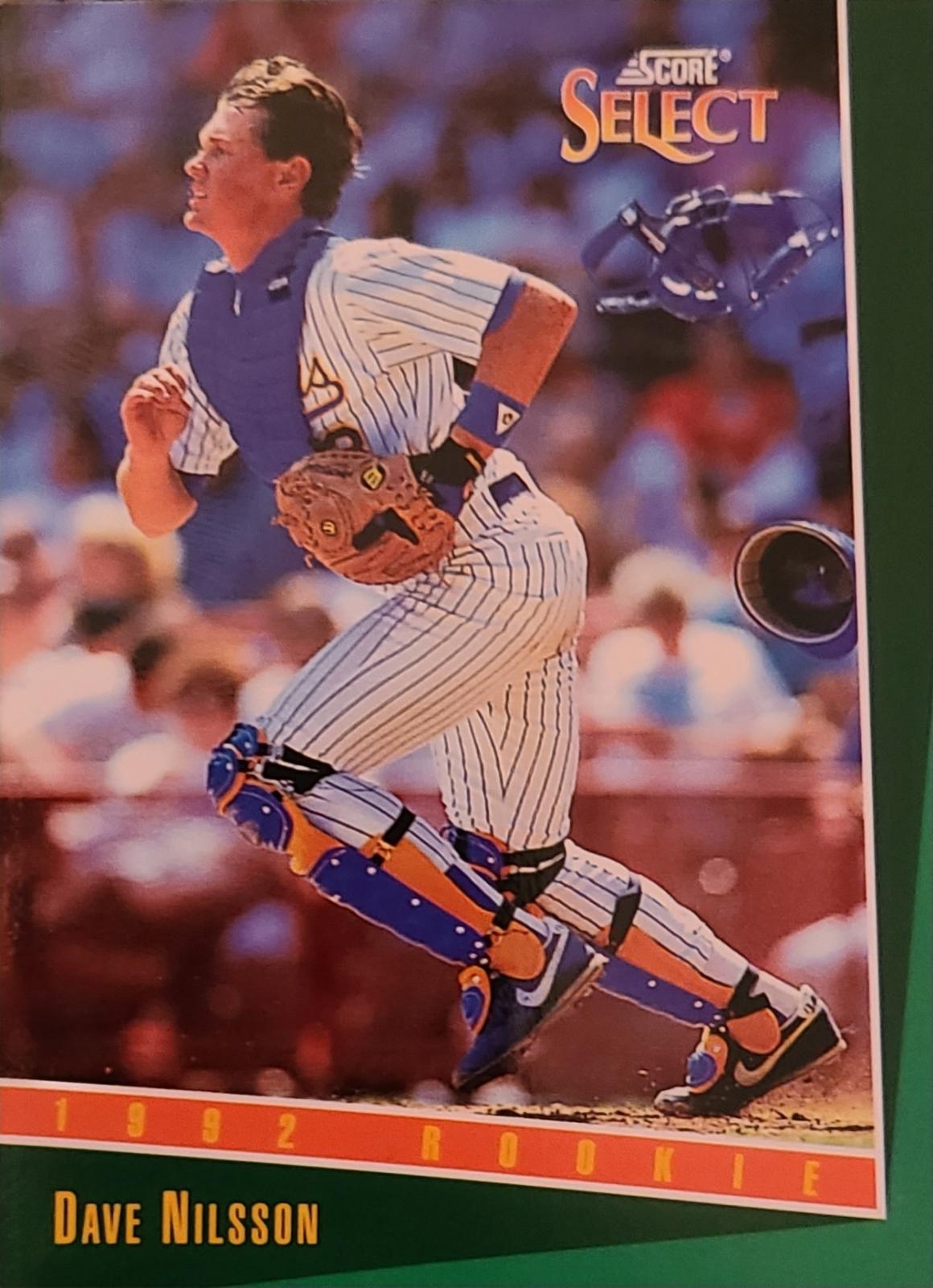 Dave Nilsson #283 Baseball Cards 1993 Score Select