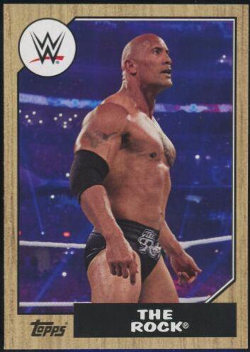 The Rock #9 Wrestling Cards 2017 Topps WWE Heritage