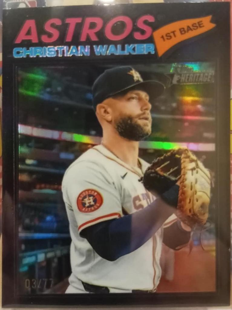 Christian Walker [Black Bordered Chrome] #217