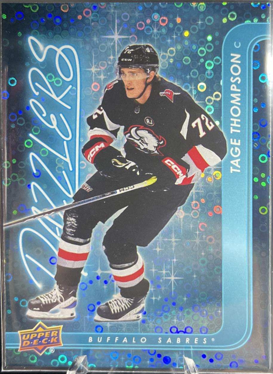 Tage Thompson #DZ-72 Hockey Cards 2024 Upper Deck Dazzlers