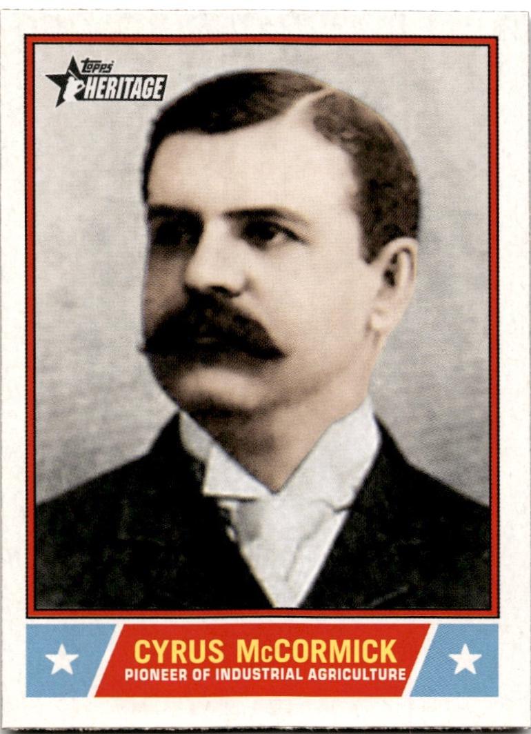 Cyrus Mccormick #NS-69 Baseball Cards 2025 Topps Heritage Notable American