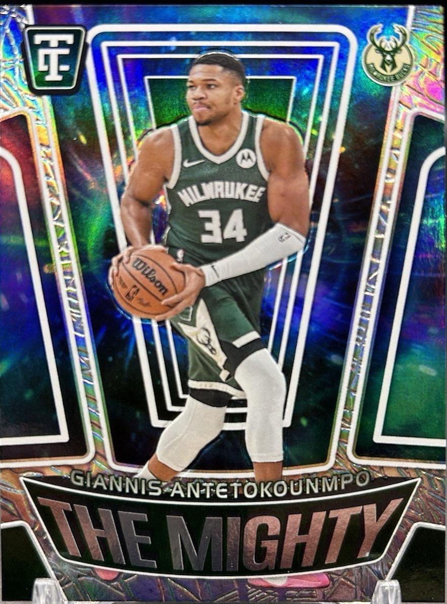 Giannis Antetokounmpo #8 Basketball Cards 2024 Panini Totally Certified The Mighty