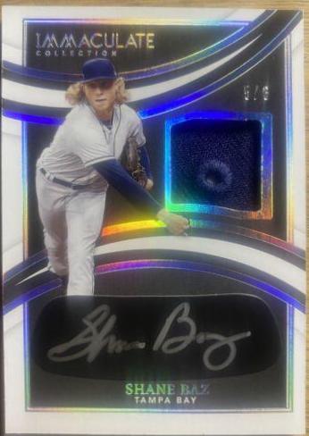Shane Baz [Patch Autograph Black] #136