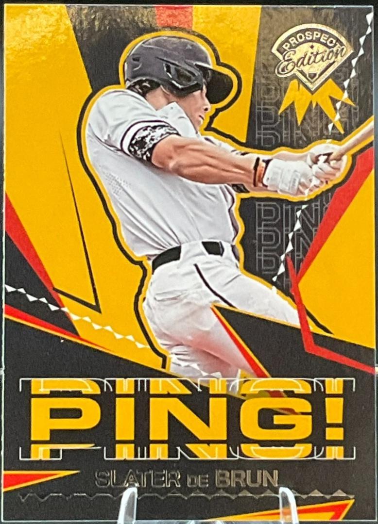 Slater De Brun #21 2025 Panini Prospect Edition Baseball Ping!
