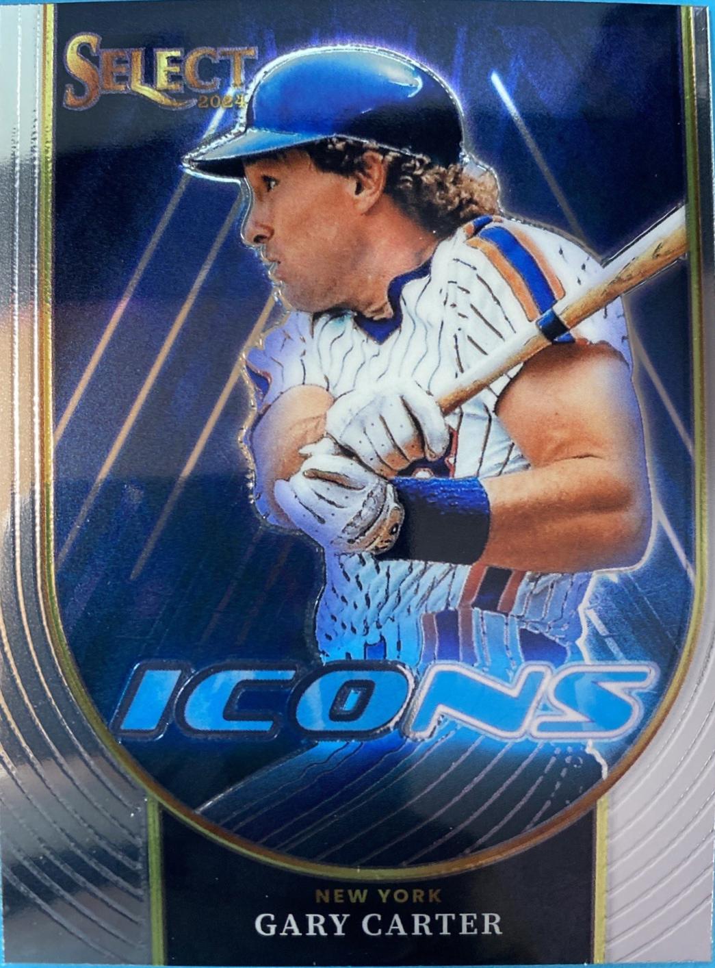 Gary Carter #3 Baseball Cards 2024 Panini Select Icons