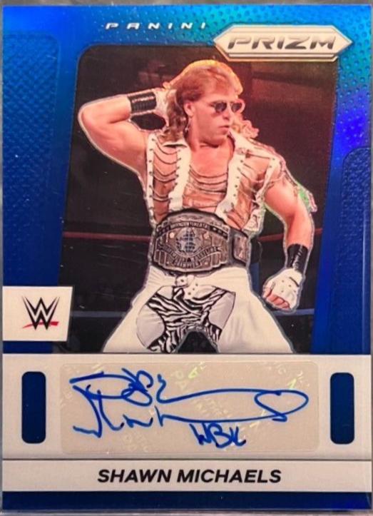 Shawn Michaels [Blue] #3 Prices | 2024 Panini Prizm WWE Throwback