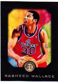 Rasheed Wallace #90 Basketball Cards 1995 Skybox E-XL