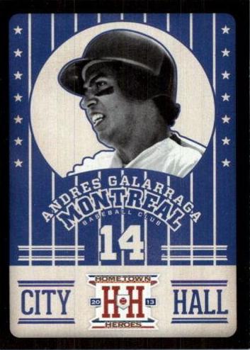 Andres Galarraga Baseball Cards 2013 Panini Hometown Heroes City Hall