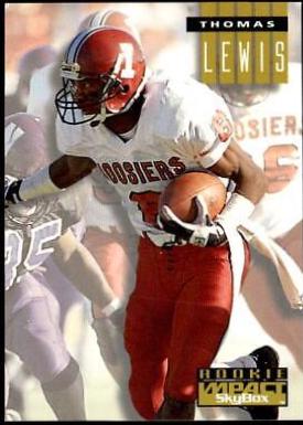 Thomas Lewis #296 Football Cards 1994 Skybox Impact
