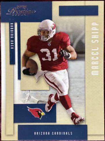 Marcel Shipp #4 Football Cards 2004 Playoff Prestige