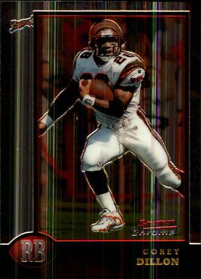 Corey Dillon #62 1998 Bowman Chrome Football