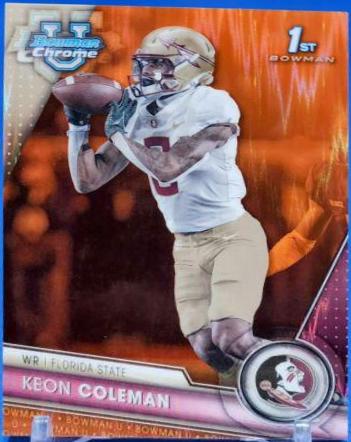 Keon Coleman [Orange Surge] #126