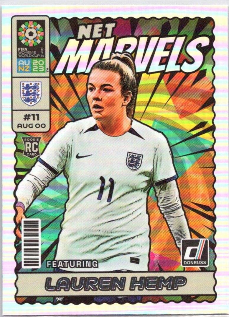 Lauren Hemp #6 Soccer Cards 2023 Donruss FIFA Women's World Cup Net Marvels
