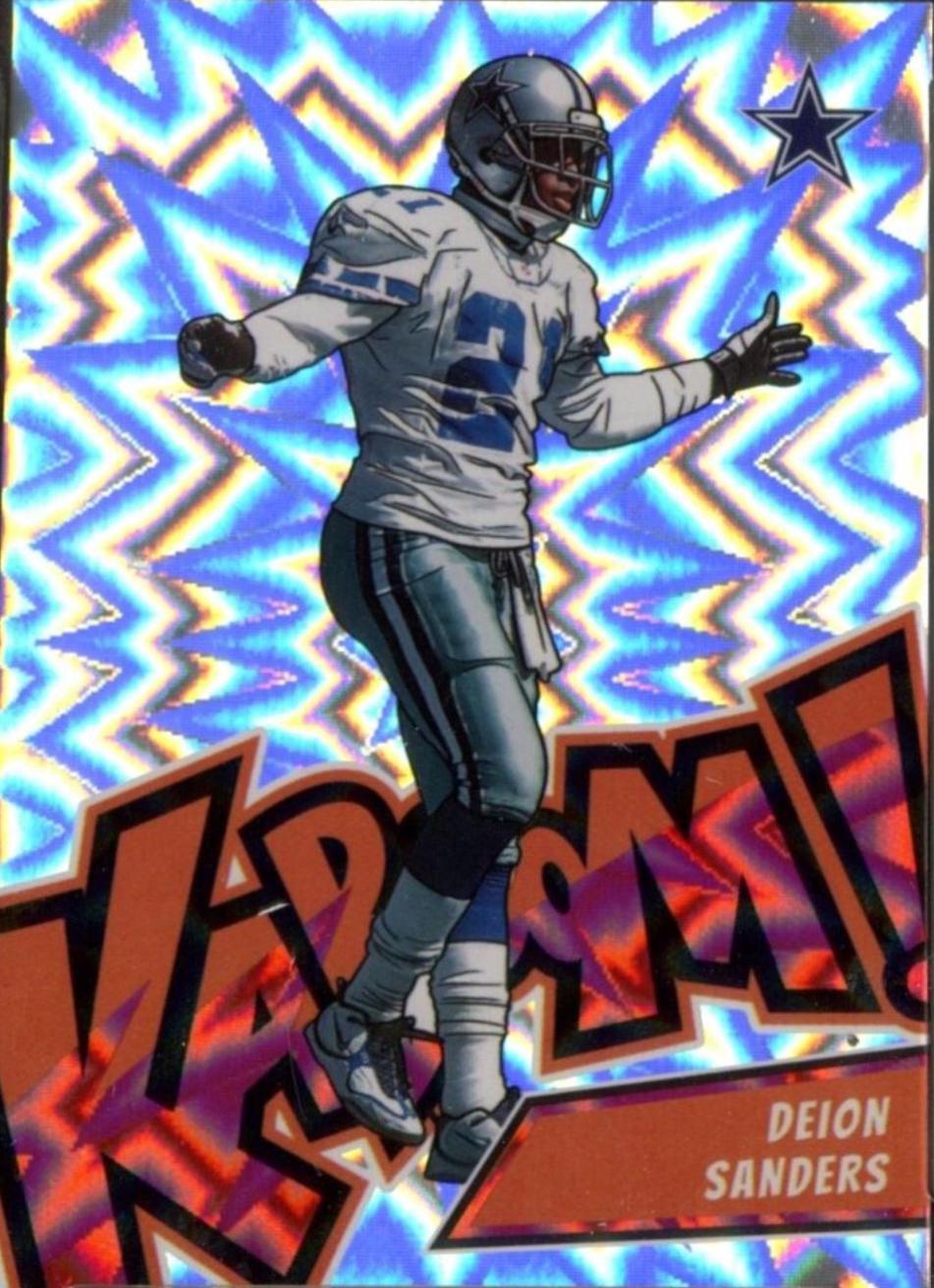 Deion Sanders #K24 Football Cards 2023 Panini Absolute Kaboom Vertical