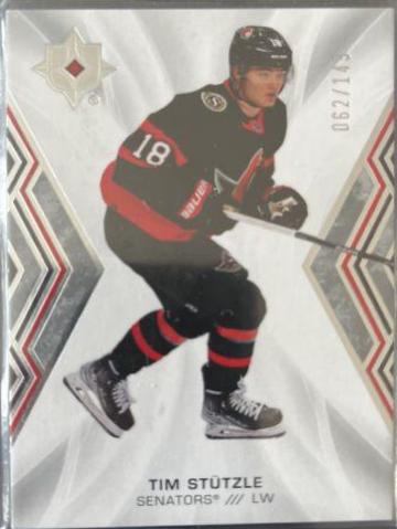 Tim Stutzle #6 Hockey Cards 2021 Ultimate Collection