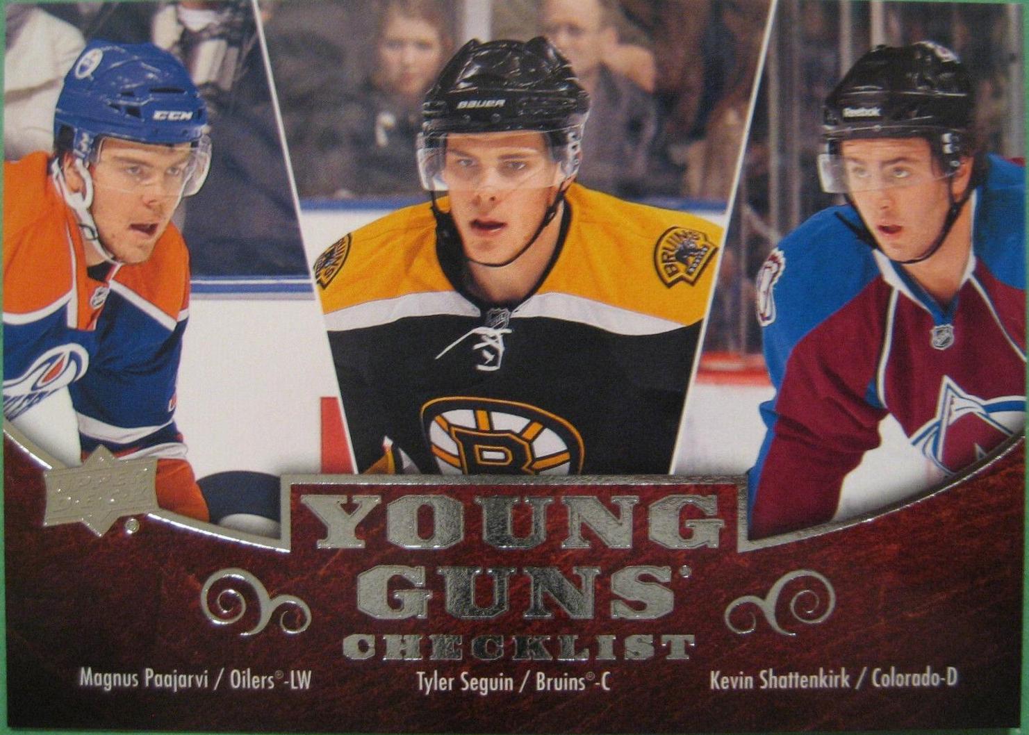 Young Guns Checklist #500 2010 Upper Deck Hockey