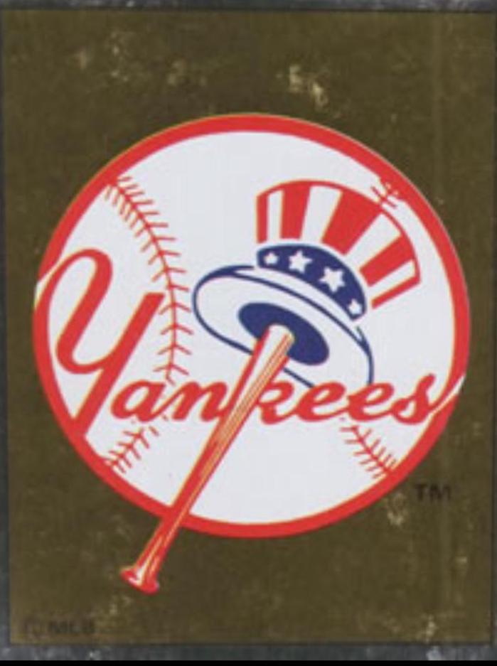 Yankees Logo #146 Baseball Cards 1988 Panini Stickers