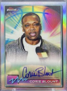 Corie Blount #FA-CB Basketball Cards 2021 Topps Finest Autographs